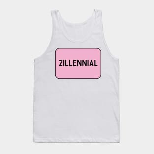 Generation Zillennial in Pink Tank Top